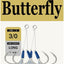 Ganchos asistencia Butterfly Glow Jigging 2/0 a 6/0