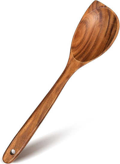 Cucharas madera teca alta calidad espátula cocina antiadherente