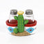 Set salero pimentero soporte decoración cocina occidental