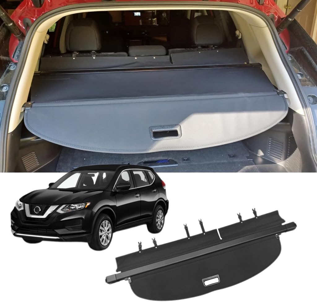 Cubierta retráctil baúl Nissan Rogue 14-20 anti-mirones