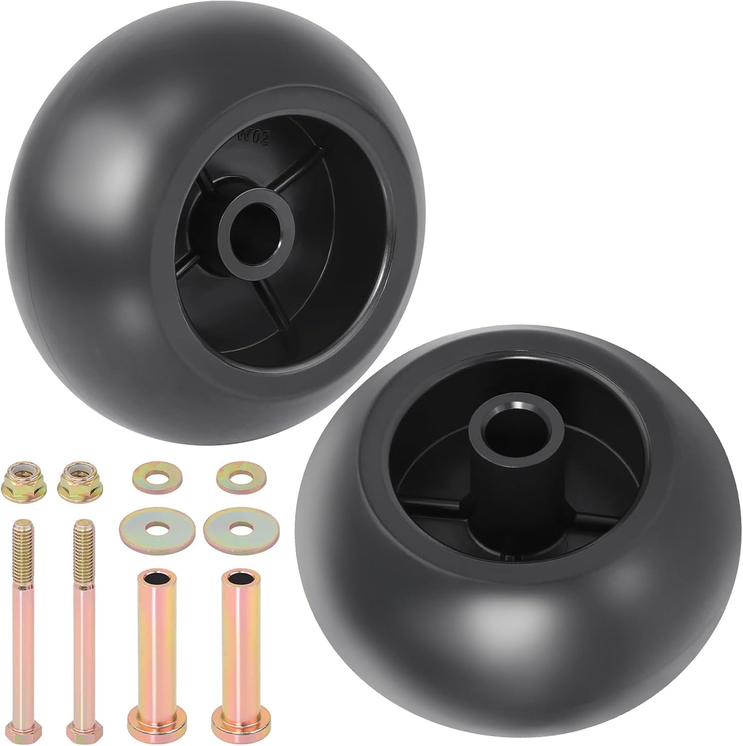 2 Ruedas Anti-Scalp para Plataforma Cortacésped Bad Boy