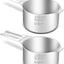 2 Tazas Medidoras 2/3 Taza Acero Inox Apta Lavavajillas