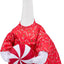Ropa ganso navideño 23pulg Rojo decoración jardín