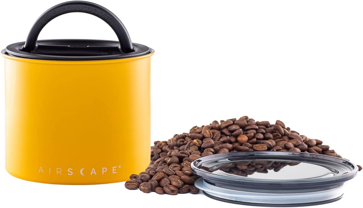 Envase café acero inox tapa hermética patentada