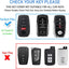 Funda llavero Toyota cuero lujo aluminio comp Camry Corolla