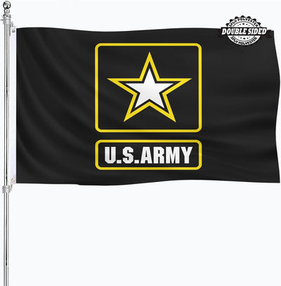 Bandera ejército EE.UU. 3x5" doble cara poliéster 3 capas