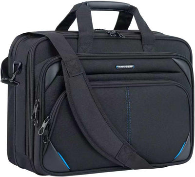 Bolsa mensajero laptop 17.3pulg expandible duradera