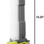 Luz trabajo LED giratoria 270 grados con ganchos