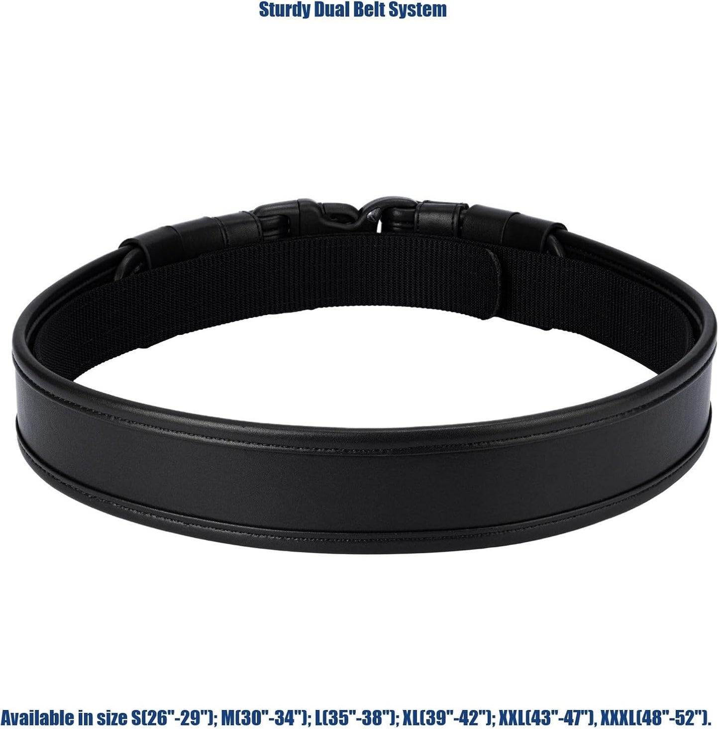 Cinturón exterior loop tri-release 4 keepers negro