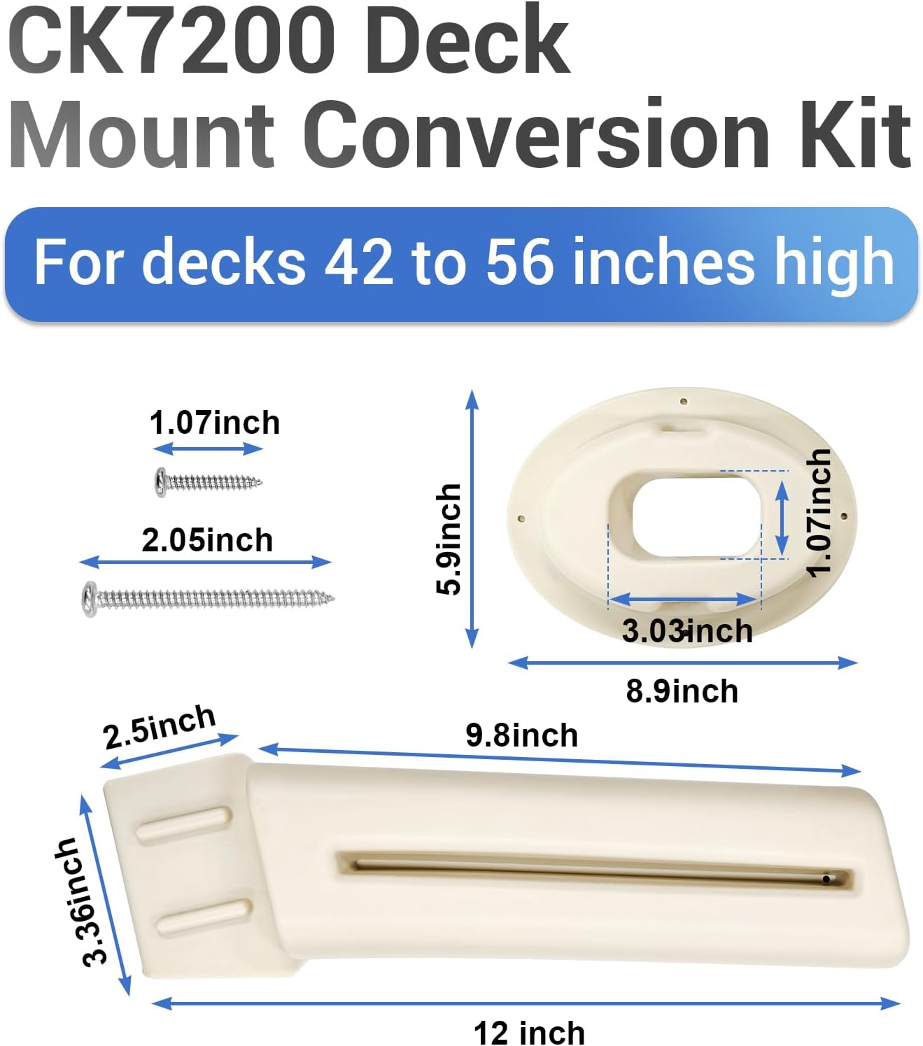 Kit conversión escalera rodante Confer Plastics beige