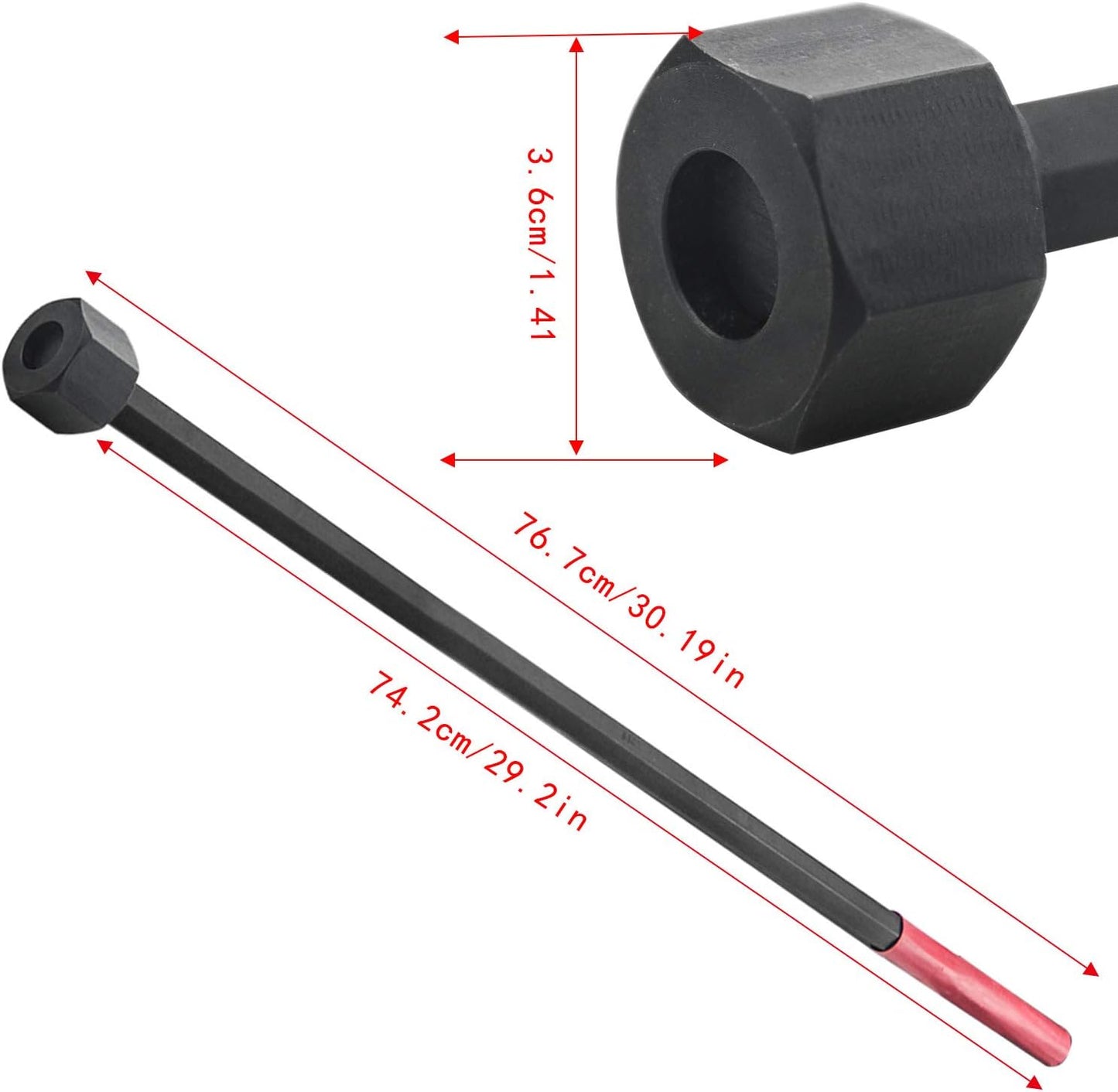 Llave precarga cojinete diferencial Chrysler/Dodge 30.19"
