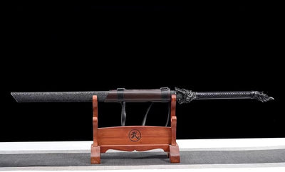 Espada lobo acero carbono Tang Dao cinturón