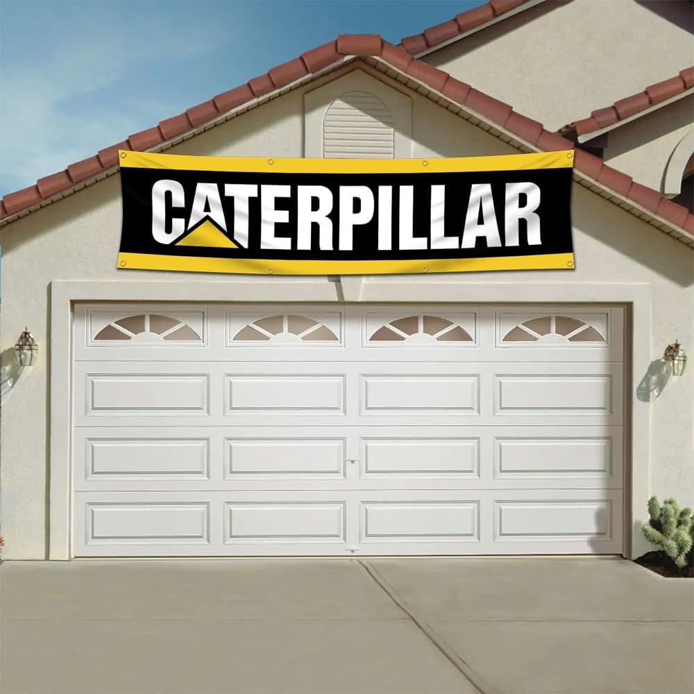 Bandera gato diesel 2x8ft decoración garage