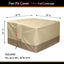 Cubierta fogata gas cuadrada 600D PVC impermeable 33/34
