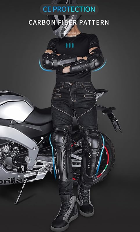 Rodilleras y espinilleras motocicleta hombre