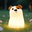Luz nocturna cachorro modo RGB 3 brillos guardería lactancia