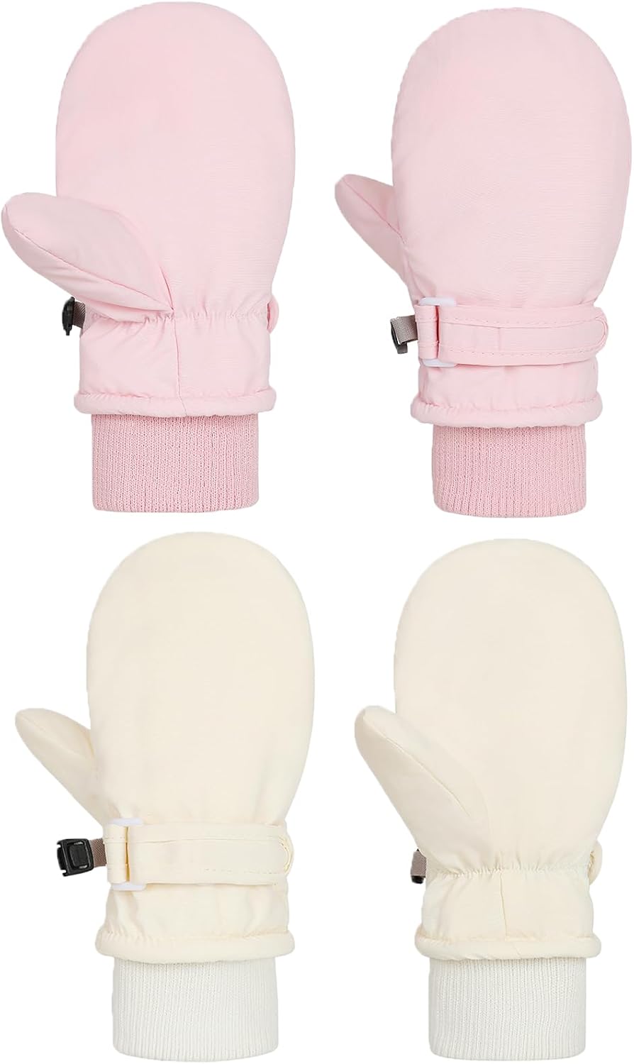 Guantes invierno niños impermeables acolchados dino