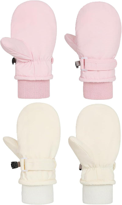 Guantes invierno niños impermeables acolchados dino