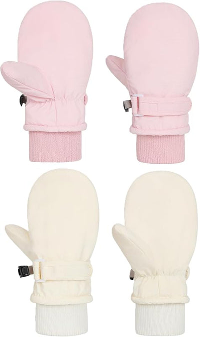 Guantes invierno niños impermeables acolchados dino