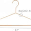 Percha metal 17pulg set 20 resistentes para abrigos trajes