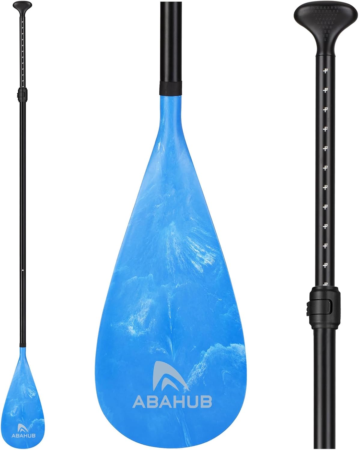 3 Pzas Remos Paddleboard Eje Ajustable Aluminio 68-84pulg