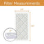 Filtro aire plisado Sterling Seal 16x25x4" MERV 8