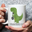 Taza entrenamiento T-Rex 11oz color blanco