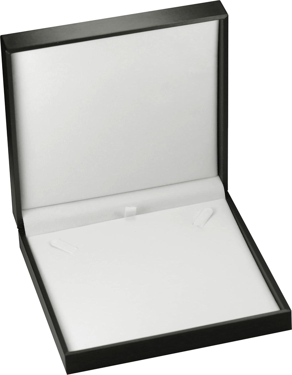 Caja regalo collar negro lujo piel sintética 6.42"