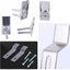 2 Pares Perchas Fregadero Pared Kit Gancho Baño Flotante