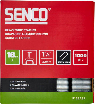 Grapas alambre pesado 1-1/4pulg galvanizado 1000uds