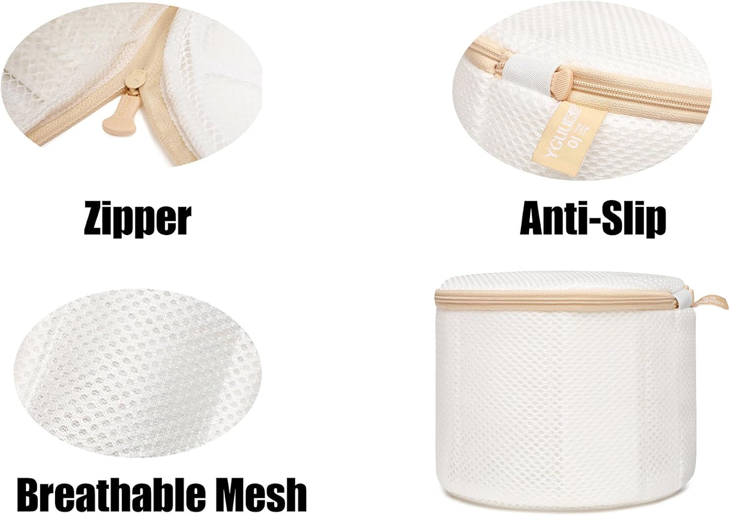 2 Pack Bolsas Lavandería Brasieres Antideformación