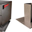 Buzón seguridad bronce 21.5x16.5x12pulg con placa base