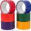 Pack 6 cintas adhesivas arcoíris 10yd x2pulg resistente