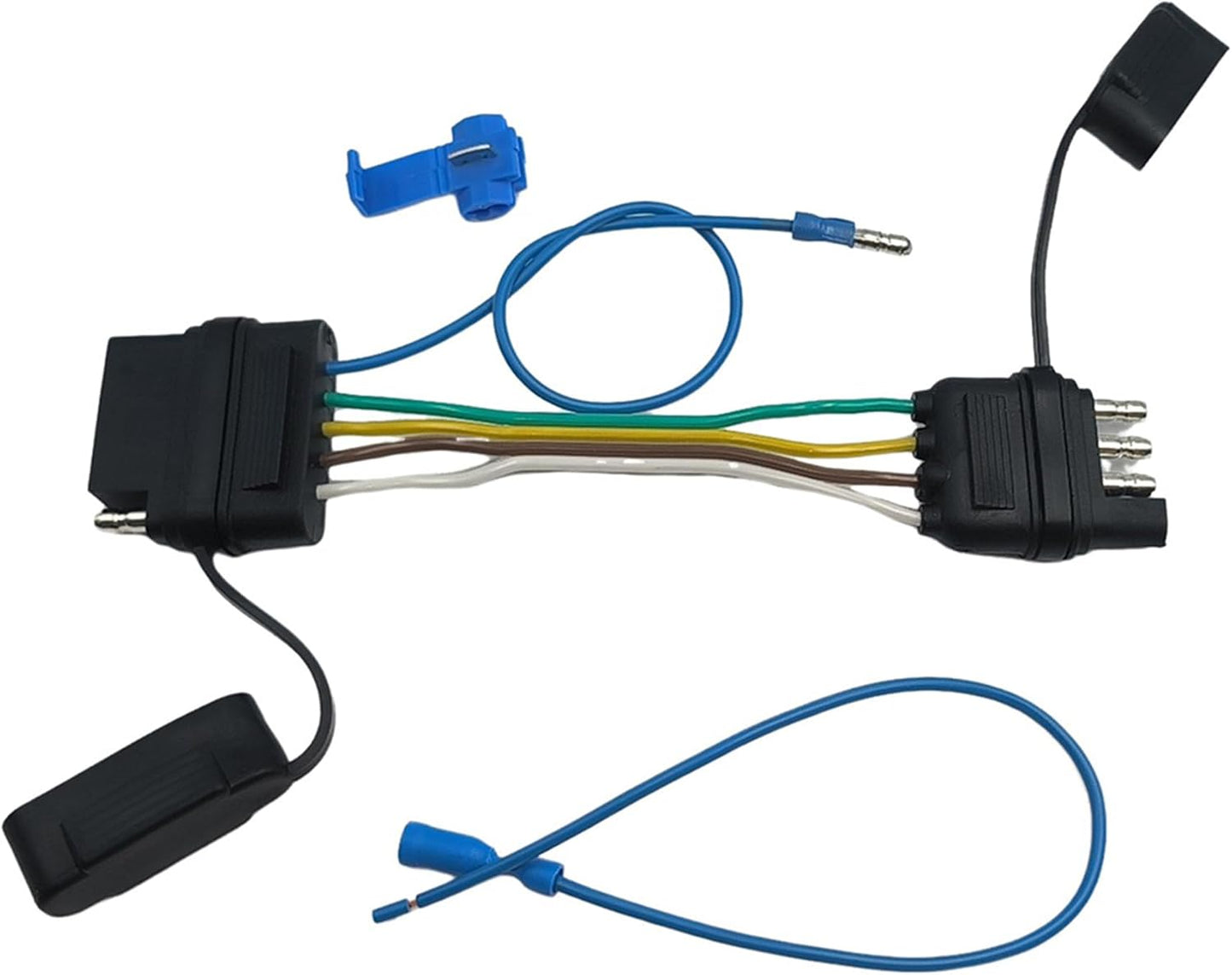 Adaptador arnés 4 a 5 pines para remolque barco con frenos