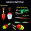 100 Varillas Brillantes de Pesca con 4 Accesorios