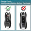 Funda llavero repuesto 3 pzas compat Porsche MK1 blanco