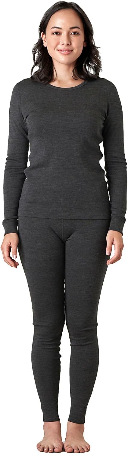 Conjunto ropa interior térmica lana merino mujer