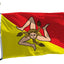 Bandera Sicilia 3x5ft poliéster 100D latón