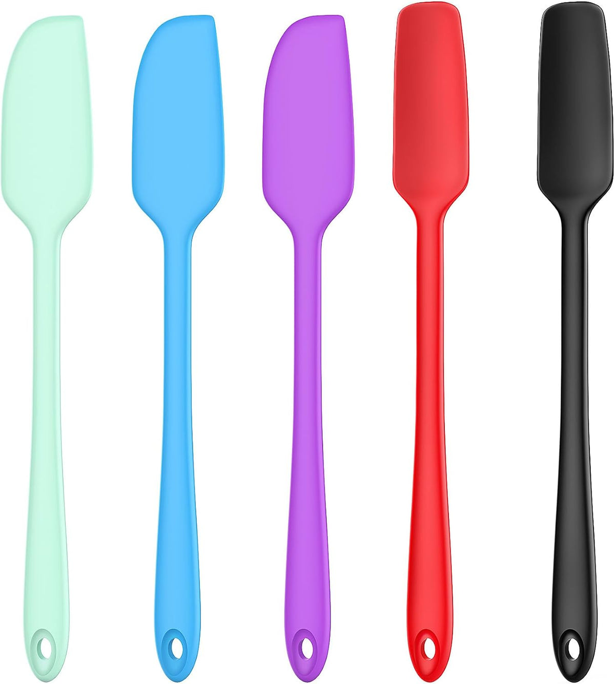 Set 5 Espátulas Silicón Grado Alimenticio Antiadherentes