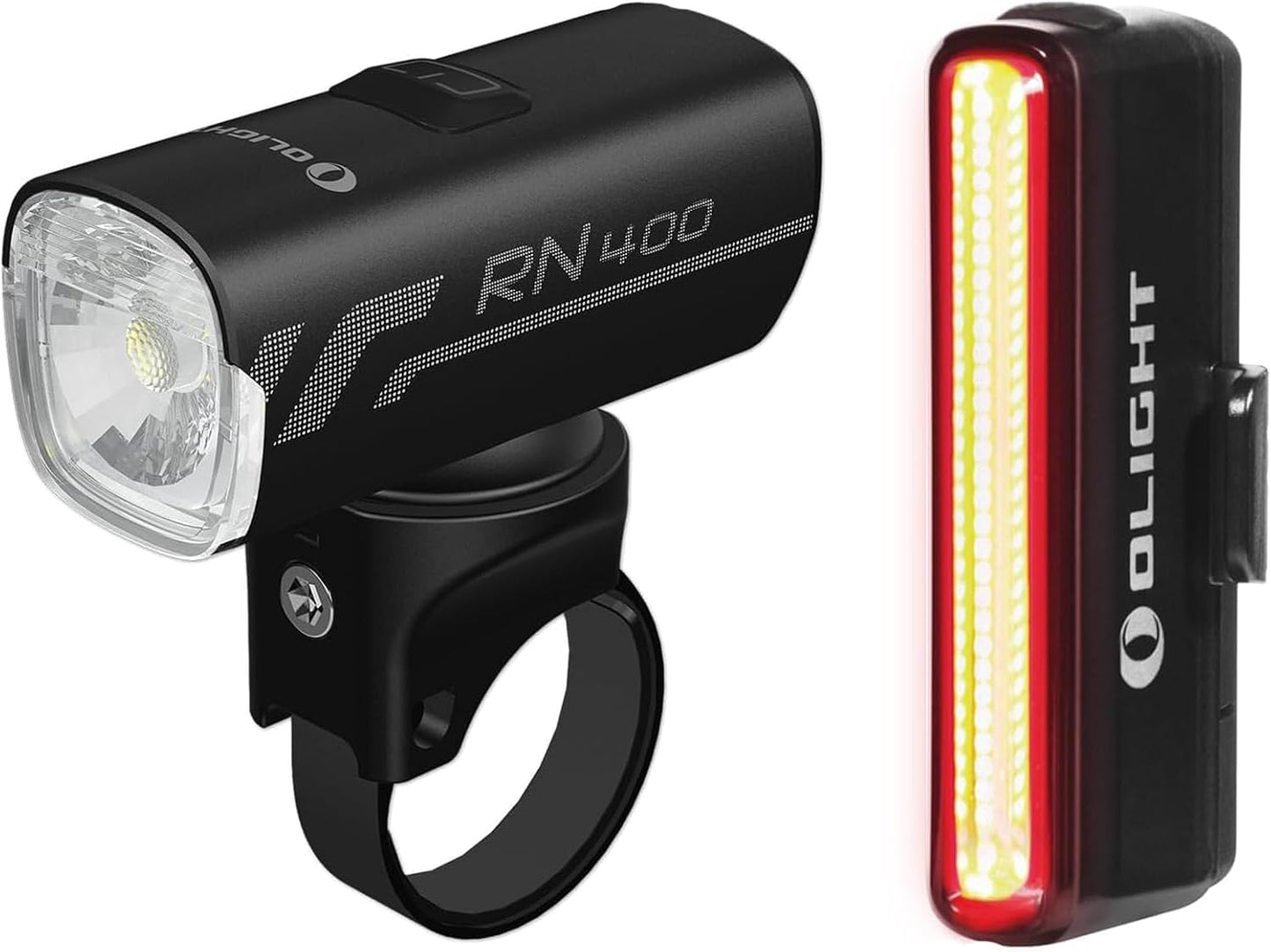 Set luces traseras bicicleta 30lm recargable impermeable