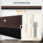 2 Pzas Cepillo Puerta Base Aluminio Forma H 0.6pulg