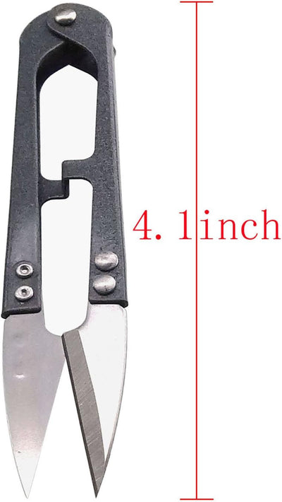 Tijeras coser 4.1pulg recortar hilo 3uds gris