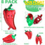 Globos aluminio chile rojo 23pulg Cinco de Mayo