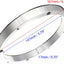 2 Espaciadores Altavoz Aluminio 6.5" Soporte Anillo Plateado