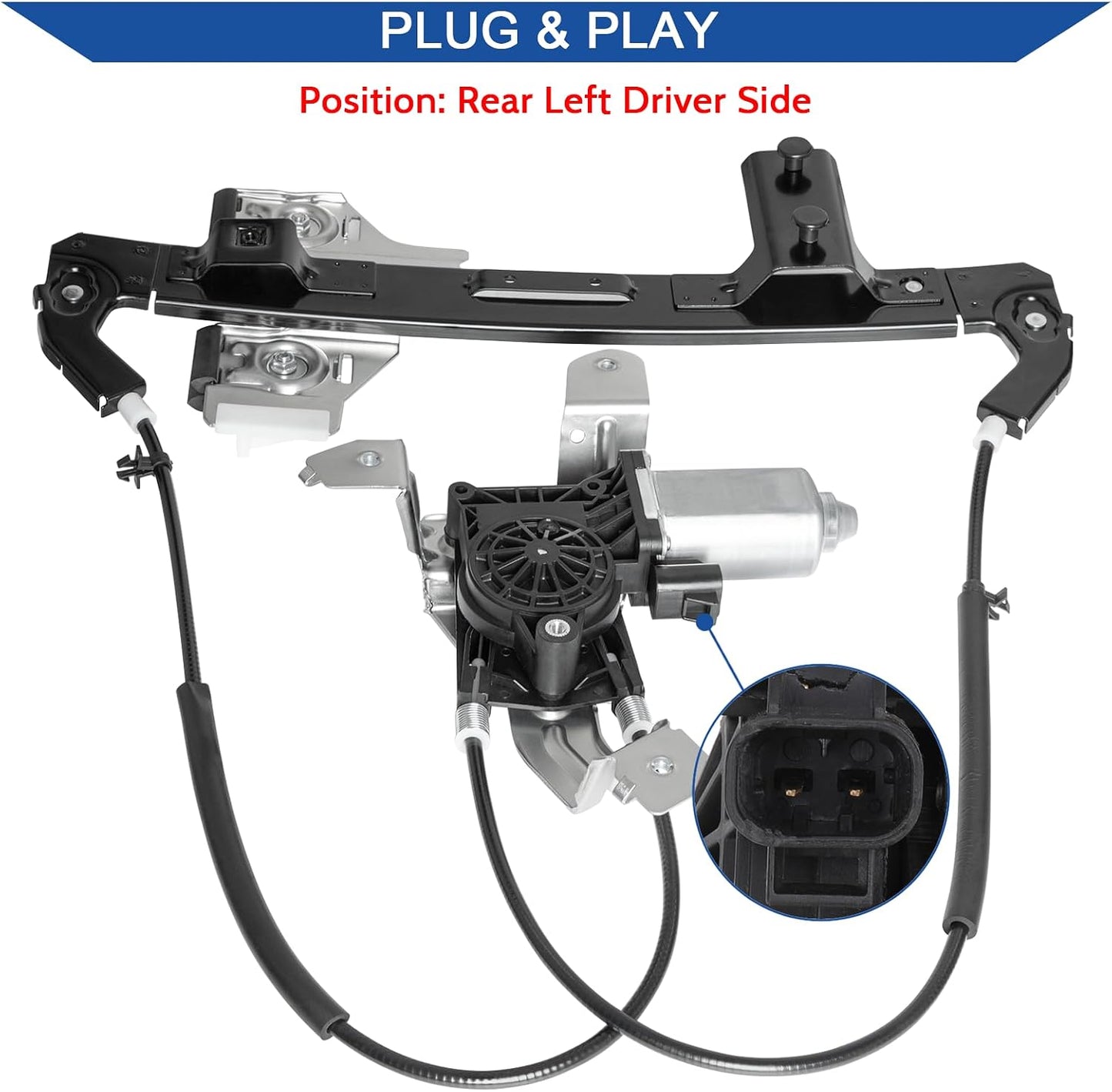 Elevalunas eléctrico trasero Chevy Tahoe GMC Yukon 00-06