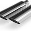 2 Pzas Puntas Escape Acero Inox 2.5-4"