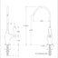 Llave filtración agua 1/4 giro KB Magellan KS3191NML