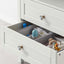 10 Manijas Cristal Gabinete Cocina Bronce