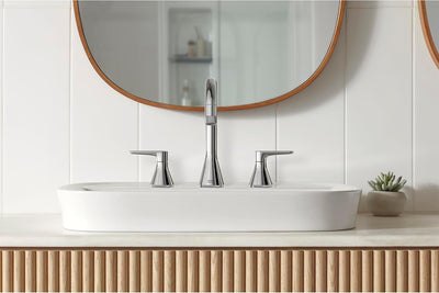 Grifo baño desplegable 1.2 GPM cromado