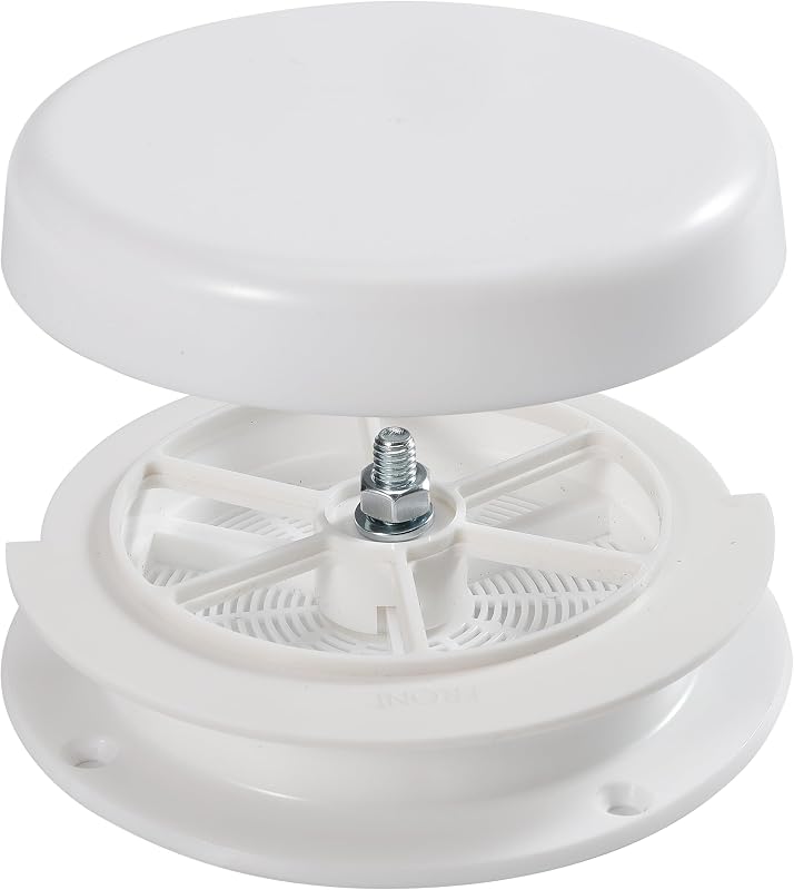 Rejilla ventilación techo forma seta RV camper blanco